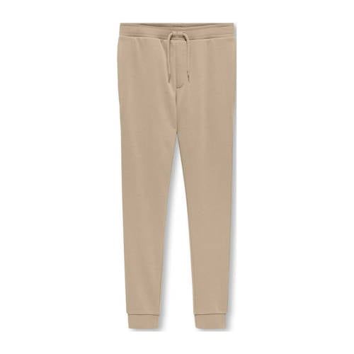 KIDS ONLY BOY Slim Fit Joggingbroek - KOBLASSI - Lichtzand