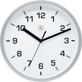 Merkloos Wandklok - D20 cm - zilverkleurig - rond