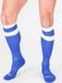 Barcode Berlin Chaussettes de football bleues / blanches - Taille S/M