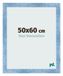 Your Decoration Cadre photo 50x60 cm MDF Clair Bleu Brossé Pisa