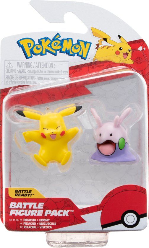 Pokemon Battle Figure 2 Pack Pikachu & Goomy