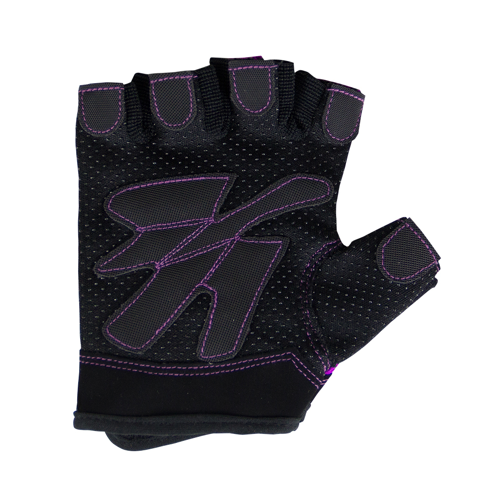 Gorilla Wear Womens Fitness Gloves Black/Purple - M