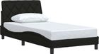 vidaXL Bedframe - Zwart - Stof - 100x200 cm