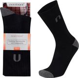 Circle Five NORMANI 4-pack tennissokken voor heren en dames, maat 47-50, zwart/antraciet