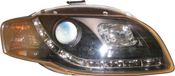 Set AutoStyle Set Koplampen DRL-Look Audi A4 B7 2005-2008 - Zwart