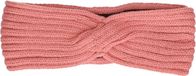 Merkloos By Salti Gebreide winter hoofdband roze voor dames - Winter haarband