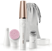 Braun FaceSpa Pro 912 Gezichtsepilator Wit/Brons Met 3 Extra’s