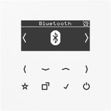 Jung DABLSBTWW Smart Radio DAB+m.Bluetooth Zwart
