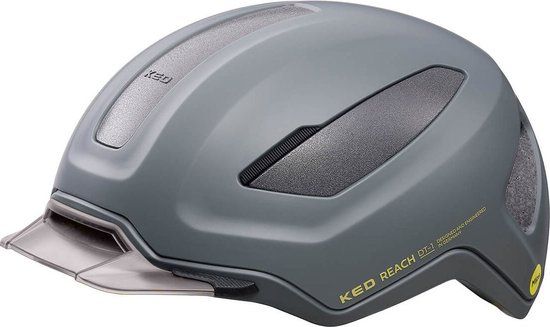 Ked Fietshelm Reach DT L 58-62 cm grey golden yellow
