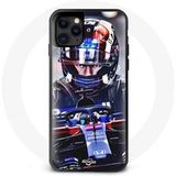 Maniacase Hoesje voor iPhone 13 Pro Max Formule 1 Blauw Pierre Gasly
