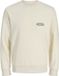 JACK&JONES JJETERNITY SWEAT CREW NECK Heren XL Antique White