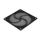Silverstone SST-FF125B - 120 mm ventilatorafdekking met HiFlow stoffilter, magnetische montage, zwart