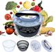RTMAXCO Salad Spinner Grande Capacité Manuel Slaspinner - 5L - Laveuse Sèche-Linge Fruits Légumes avec Verrouillage Sécurisé du Couvercle