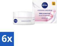 NIVEA Essentials Dagcrème - Voedende Gezichtscrème - SPF 30 - 6 x 50 ml