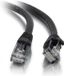 CablesToGo 1 m Cat5e Booted Unshielded (UTP) netwerkpatchkabel - zwart