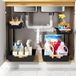 Unyqoos® Set de 2 organisateurs d'armoire réglables en forme de L