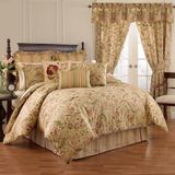 Waverly Moderne boerderij bloemen 4-delige omkeerbare dekbed set, katoen, antiek, volledig/koningin