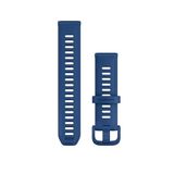 Garmin Officiële horlogeband met snelsluiting, 20 mm, siliconen, blauw
