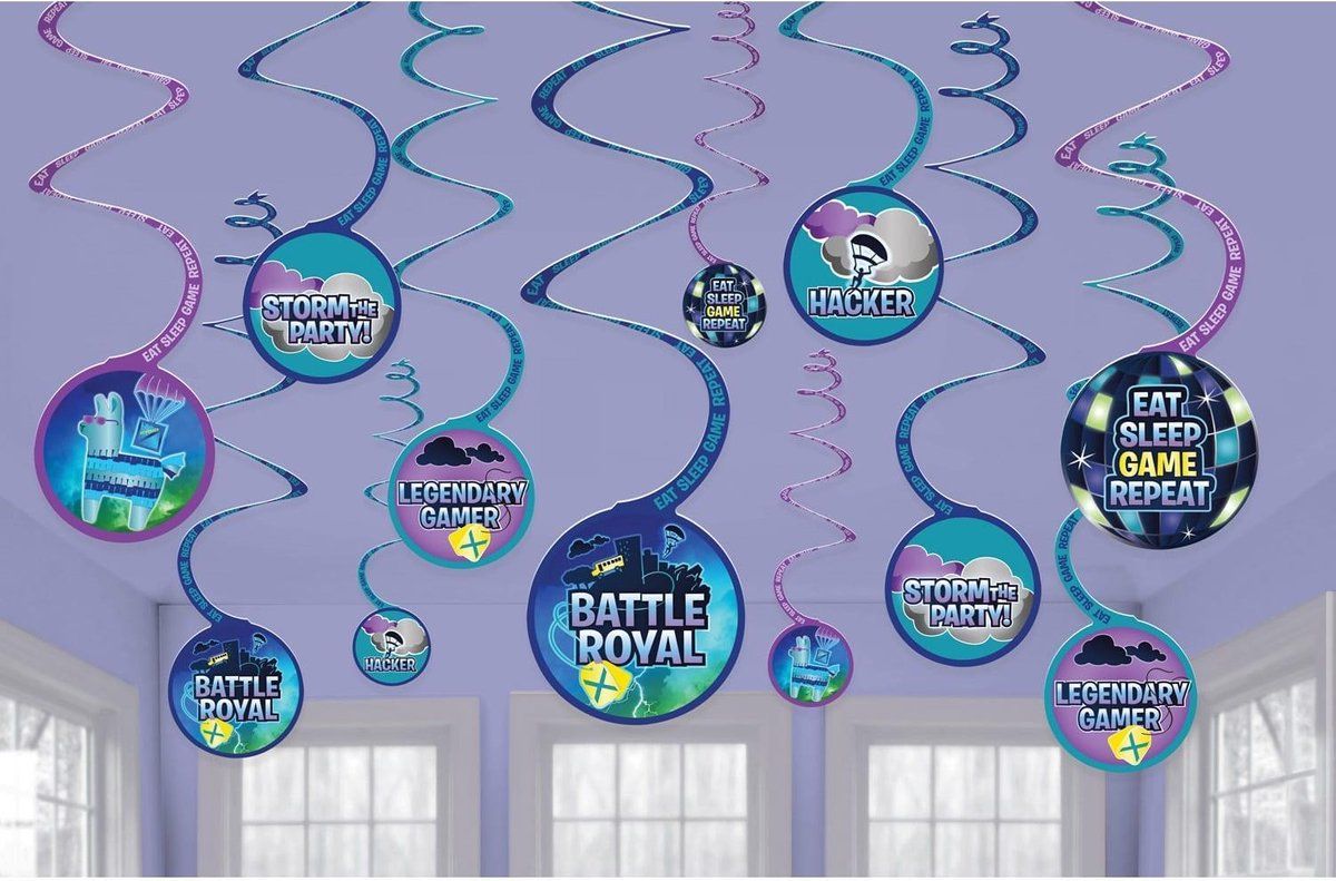 Fortnite - Fornite Hangdecoratie Set 12 delig