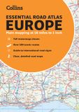 Collins 2022 Essential Road Atlas Europe Paperback