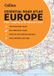 Collins 2022 Essential Road Atlas Europe Paperback