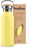 Bambaw Thermosfles 500ml RVS - Geel