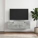 Maison Exclusive - Meuble TV mural 98 x 31 x 30 cm gris béton bois d'ingénierie