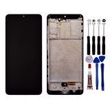 NONE Samsung A31 SM-A315F A315G A315N LCD + zwart + gereedschap