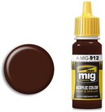 AMMO by Mig Jimenez Hobbyverf Acrylverf - MIG 0912 Red Brown Shadow - Acryl Verf flesje - 17 ml