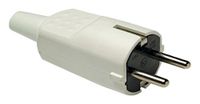 Famatel 1104-B stekker IP44 | thermoplastisch kunststof | TT | 16A | 250V | wit