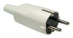Famatel 1104-B stekker IP44 | thermoplastisch kunststof | TT | 16A | 250V | wit