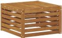 vidaXL Voetenbank Massief Acacia Hout Naturel 59 x 59 x 37 cm