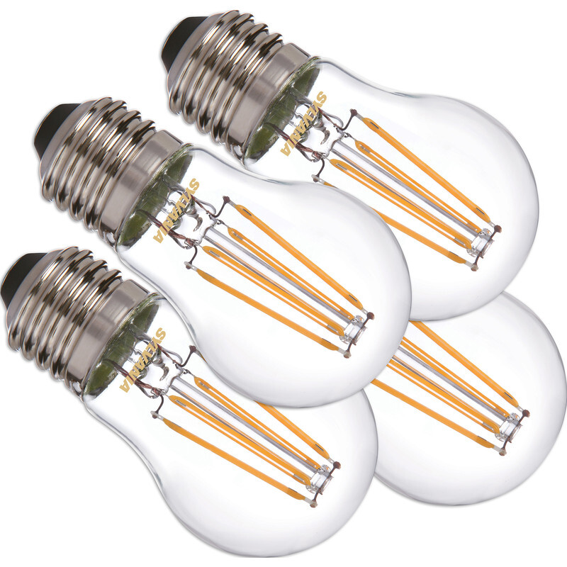 Sylvania ToLEDo LED lamp filament kogel E27 4,5W 470lm 2700K (4 Stuks)