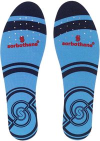 Sorbothane® Full Strike semelles antichoc - Taille 41 - Bleu - Unisexe