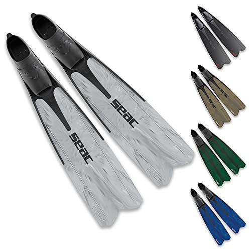 Seac Unisex's Shout Lange Vinnen voor Duiken - Grijs - 3.5/5UK