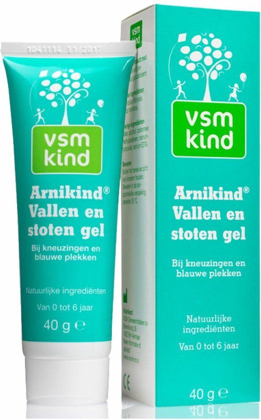 VSM Arnikind Vallen En Stoten Gel - 40gr - 0-6 jaar - Gevoelige Huid - pH-neutraal