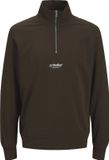 JACK&JONES ESSENTIALS Heren Trui JJESOHO SWEAT QUARTER ZIP HN NOOS XL Katoen/Polyester Delicioso
