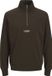 JACK&JONES ESSENTIALS Heren Trui JJESOHO SWEAT QUARTER ZIP HN NOOS XL Katoen/Polyester Delicioso