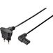Conrad Sygonix SY-5043506 Stroom Netkabel Zwart 5.00 m