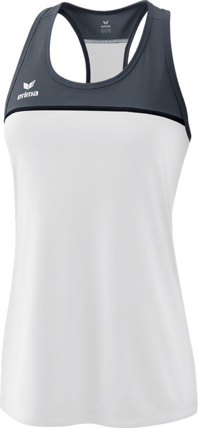 ERIMA Change Tanktop Dames Wit-Slate Grey-Zwart Maat 36