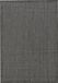 Teppium Tapis d'extérieur moderne, résistant aux intempéries, 240 x 340 cm, noir, tissu plat, aspect sisal, imperméable, lavable, pour jardin, terrasse, camping et cuisine