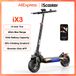 Iscooter Ix3 Scooter électrique puissant 40 km d'autonomie Pneu tout-terrain 10 pouces Trottinette électrique 10ah Scooter pour adultes