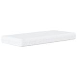 vidaXL Bed met matras "Hvar" kunstleer bruin 80x200 cm