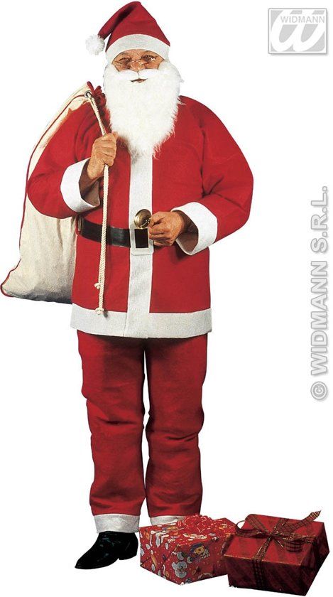 Kerstman Santa Kostuum One Size Kerst Verkleedkleding