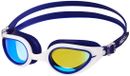 Nils Aqua NQG480MAF - Zwembril - Blauw;Wit - Siliconen Band - Spiegelglazen