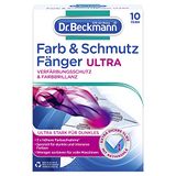 Dr. Beckmann Kleur- en vuilvanger Ultra | langdurige kleurbescherming voor donkere was en intensieve kleuren | ultrasterk en met actieve kool voor kleurglans | 10 doeken