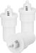 VEVOR Waterfilter Vervangingsset 3 Stuks 150l voor Waterfilterkan 6216 Wit