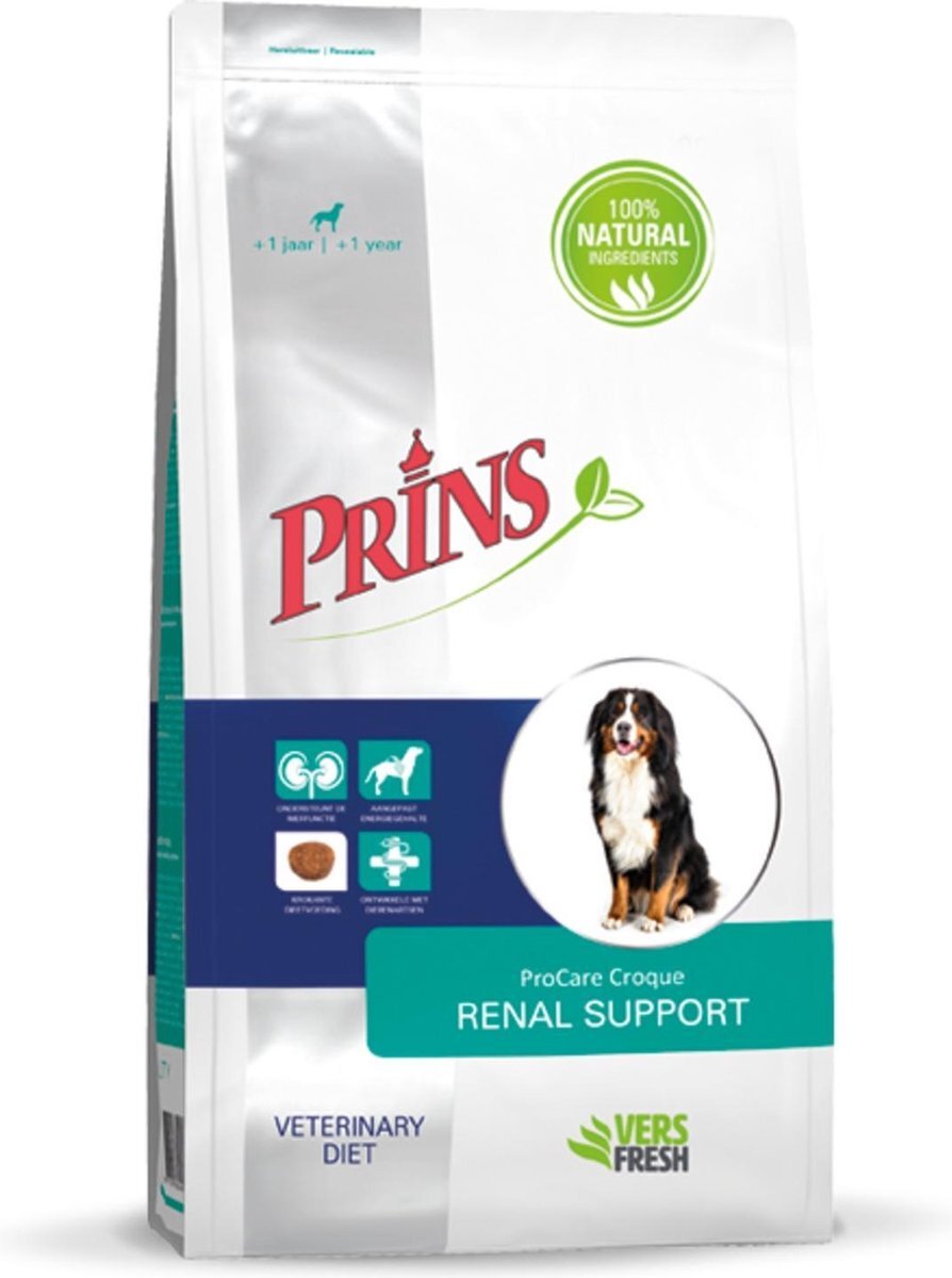 Prins Procare Croque Diet Renal Support Gevogelte - Hondenvoer - 3 kg