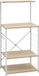 vidaXL Armoire pour micro-ondes 60x39,6x123 cm bois d'ingénierie blanc et chêne