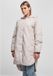 Urban Classics Oversized Diamond Quilted Hooded Winterjas Grijs S